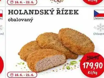 RABBIT řeznictví HOLANDSKÝ ŘÍZEK obalovaný nabídka