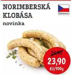 RABBIT řeznictví NORIMBERSKÁ KLOBÁSA nabídka