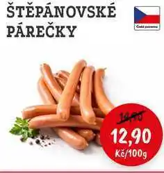 RABBIT řeznictví ŠTĚPÁNOVSKÉ PÁREČKY nabídka