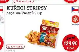 RABBIT řeznictví KUŘECÍ STRIPSY nepálivé, balení nabídka