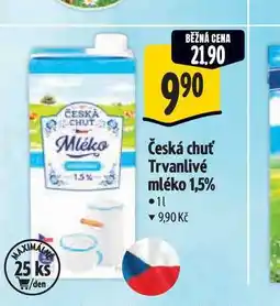 Albert Česká chuť Trvanlivé mléko 1,5% nabídka