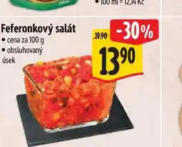 Albert Feferonkový salát nabídka