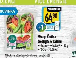 Albert Wrap Čočka beluga & tahini nabídka