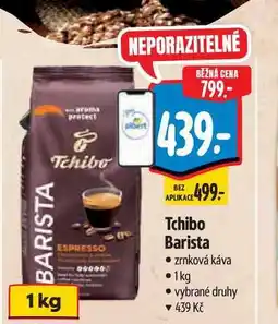 Albert Tchibo Barista zrnková káva nabídka