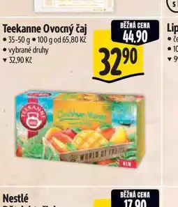 Albert Teekanne Ovocný čaj nabídka