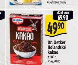 Albert Dr. Oetker Holandské kakao nabídka