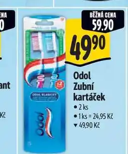 Albert Odol Zubní kartáček 2 ks nabídka