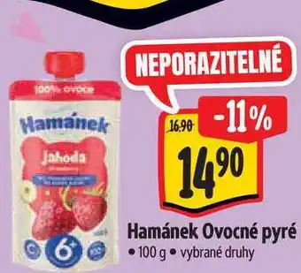 Albert Hamánek Ovocné pyré nabídka