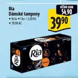 Albert Ria Ria Dámské tampony •16 ks nabídka