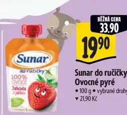 Albert Sunar do ručičky Ovocné pyré nabídka