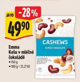 Albert Emma Kešu v mléčné čokoládě nabídka