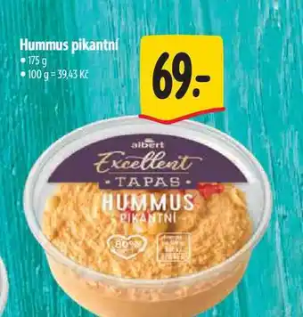 Albert Hummus pikantní nabídka