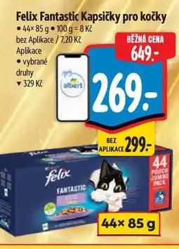 Albert Felix Fantastic Kapsičky pro kočky 44× nabídka