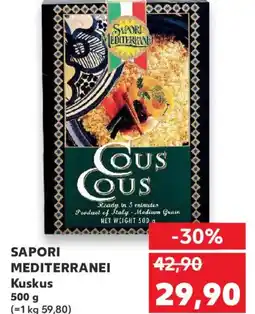 Kaufland SAPORI MEDITERRANEI Kuskus nabídka
