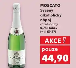 Kaufland MOSCATO Sycený alkoholický nápoj nabídka