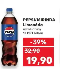 Kaufland PEPSI/MIRINDA Limonáda nabídka