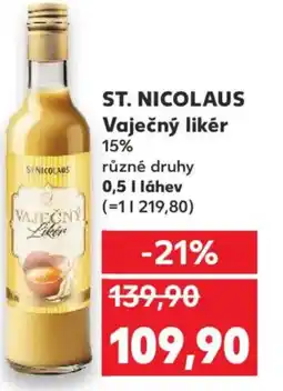 Kaufland ST. NICOLAUS Vaječný likér nabídka