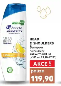 Kaufland HEAD & SHOULDERS Šampon nabídka