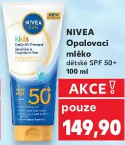 Kaufland NIVEA Opalovací mléko nabídka