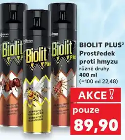 Kaufland BIOLIT PLUS² Prostředek proti hmyzu nabídka