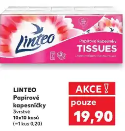 Kaufland LINTEO Papírové kapesníčky nabídka