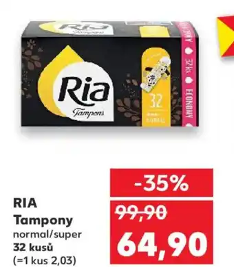 Kaufland RIA Tampony nabídka