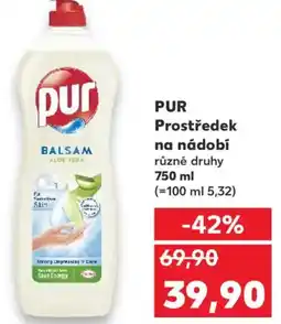 Kaufland PUR Prostředek na nádobí nabídka