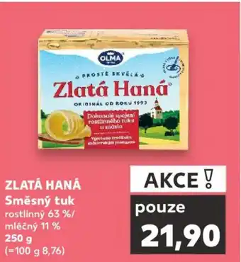 Kaufland ZLATÁ HANÁ Směsný tuk nabídka