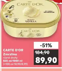 Kaufland CARTE D'OR Zmrzlina nabídka