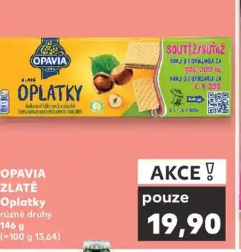 Kaufland OPAVIA ZLATÉ Oplatky nabídka