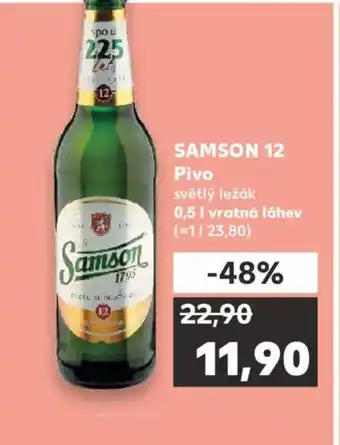 Kaufland SAMSON 12 Pivo nabídka