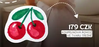 Koupelnová rohož ve tvaru třešně