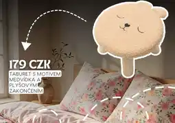Sinsay Taburet s motivem medvídka a plyšovým zakončením nabídka