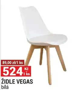 Merkury Market Židle vegas bílá nabídka