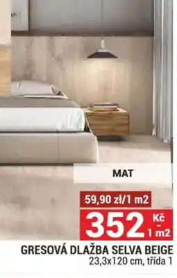 Merkury Market Gresová dlažba selva beige nabídka