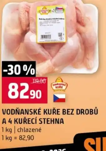 Terno Vodňanské kuře bez drobů a 4 kuřecí stehna nabídka
