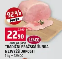 Terno Tradiční pražská šunka nejvyšší jakosti nabídka