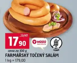 Terno Farmářský točený salám nabídka