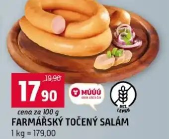 Terno Farmářský točený salám nabídka