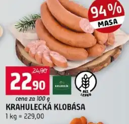 Terno Krahulecká klobása nabídka