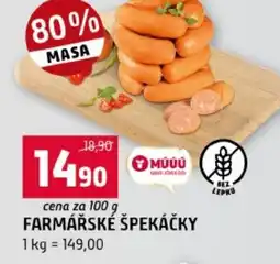 Terno Farmářské špekáčky nabídka