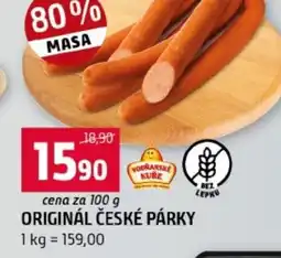 Terno Originál české párky nabídka