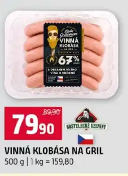 Terno Vinná klobása na gril nabídka