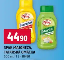 Terno Spak majonéza, tatarská omáčka nabídka