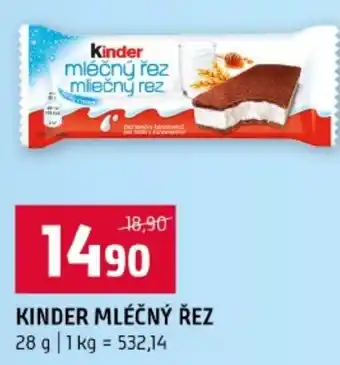 Terno Kinder mléčný řez nabídka
