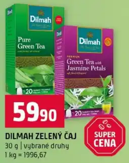 Terno Dilmah zelený čaj nabídka