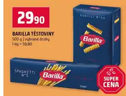 Terno Barilla těstoviny nabídka