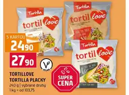 Terno Tortillove tortilla placky nabídka