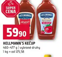 Terno Hellmann's kečup nabídka