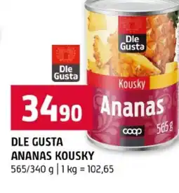 Terno Dle gusta ananas kousky nabídka
